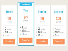 bang gia, Pricing Tables, css, thu thuat css, css co ban